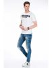 CIPO & BAXX SLIM FIT FÉRFI FARMER CD428 BLUE