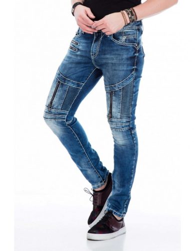 Cipo & Baxx premium quality Slim fit denim pants CD437BLUE