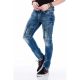 CIPO & BAXX PRÉMIUM MINŐSÉGŰ SLIM FIT FARMER CD437BLUE