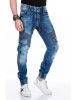 CIPO & BAXX PRÉMIUM MINŐSÉGŰ DIVATOS SLIM FIT FARMER CD446 BLUE