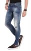 Cipo & Baxx fashionable men's Slim fit denim pants CD475BLUE