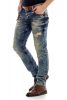 Cipo & Baxx fashionable men's denim pants CD493blue