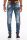 Cipo & Baxx fashionable men's Slim fit denim pants CD504BLUE