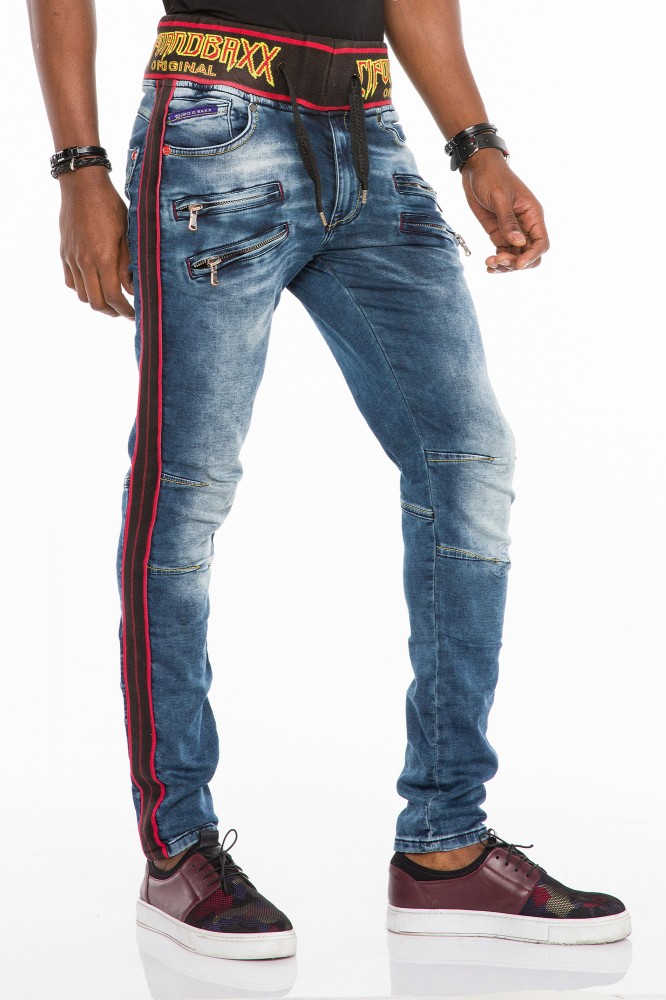 Cipo Baxx fashionable men s Slim fit denim pants CD50