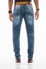 Cipo & Baxx fashionable men's Slim fit denim pants CD504BLUE