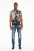 Cipo & Baxx fashionable men's Slim fit denim pants CD504BLUE