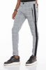 Cipo & Baxx módne pánske Slim fit rifle CD518GREY