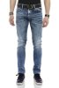 CIPO&BAXX FÉRFI SLIM FIT FARMERNADRÁG CD621 BLUE