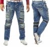 CIPO&BAXX FÉRFI REGULAR FIT FARMERNADRÁG CD637 BLUE