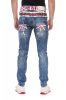 CIPO&BAXX REGULAR FIT FÉRFI FARMERNADRÁG CD714 BLUE