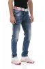 CD717 BLUE REGULAR FIT FÉRFI FARMERNADRÁG 