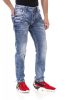 CIPO&BAXX REGULAR FIT FÉRFI FARMERNADRÁG CD723 BLUE