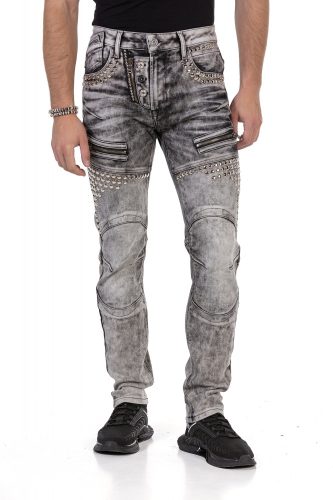 CIPO&BAXX REGULAR FIT FÉRFI FARMERNADRÁG CD732 GREY