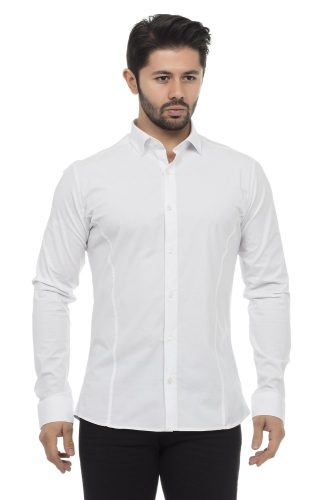 Cipo & Baxx fashionable white shirt CH140 WHITE