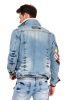 Cipo & Baxx winter denim jacket CJ227 BLUE