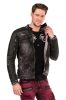 Cipo & Baxx winter denim jacket CJ236 BLACK