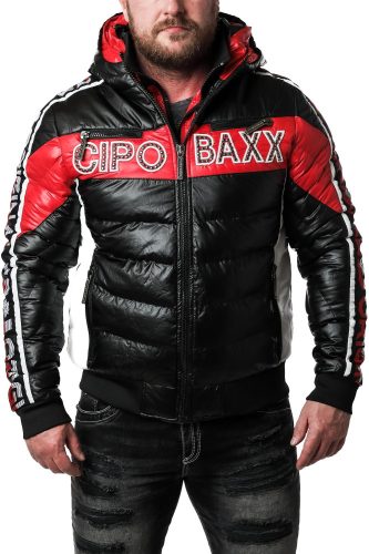 CIPO&BAXX FÉRFI KABÁT CJ269 BLACK