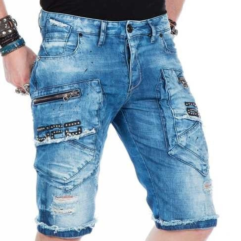 Cipo & Baxx fashionable shorts ck169blue