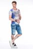 Cipo & Baxx fashionable shorts ck169blue