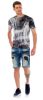 Cipo & Baxx fashionable shorts ck181Blue