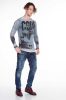 Cipo & Baxx fashionable anthracite men's pullover