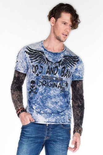 Cipo & Baxx fashionable longsleeve T-shirt