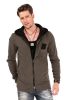 Cipo & Baxx fashionable men's hoodie CL305_KHAKI