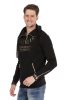 Cipo & Baxx fashionable men's hoodie CL324_BLACK