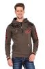 Cipo & Baxx fashionable men's hoodie CL334_KHAKI