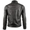 Cipo & Baxx fashionable black faux leather jacket CM124 BLACK