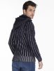 Cipo & Baxx fashionable men's knitted pullover CP161NAVYBLUE