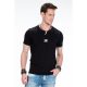 Cipo & Baxx fashionable black T-shirt w/ jewelstones