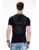 Cipo & Baxx fashionable black T-shirt w/ jewelstones