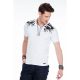 Cipo & Baxx fashionable white T-shirt w/ jewelstones