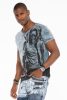 Cipo & Baxx fashionable men's T-shirt CT483grey