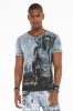 Cipo & Baxx fashionable men's T-shirt CT483grey