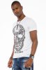 Cipo & Baxx fashionable men's T-shirt CT502white