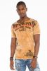 Cipo & Baxx fashionable men's T-shirt ct504mustard