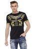 Cipo & Baxx fashionable men's T-shirt ct520black