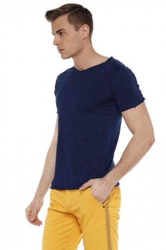 Cipo & Baxx fashionable men's T-shirt CT525navyblue