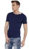 Cipo & Baxx fashionable men's T-shirt CT525navyblue