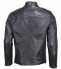 Waku-Genuine Leather Jacket WB101black