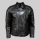 Waku-Genuine Leather Jacket WB103black