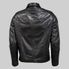 Waku-Genuine Leather Jacket WB103black