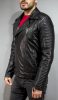 Waku-Genuine Leather Jacket WB103black