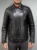 Waku-Genuine Leather Jacket WB103black